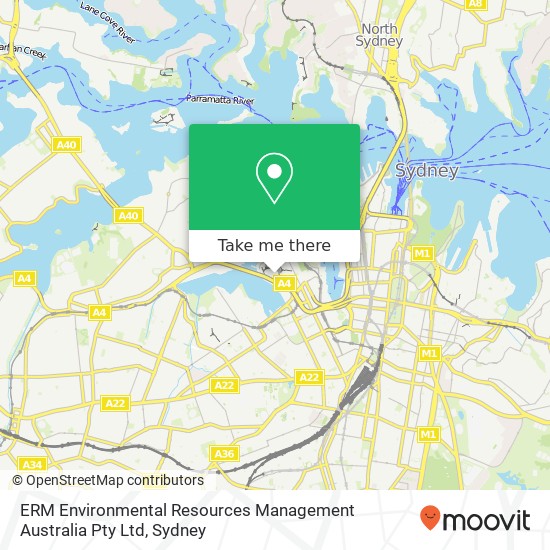 ERM Environmental Resources Management Australia Pty Ltd map