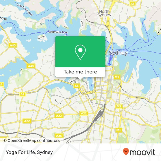 Yoga For Life map