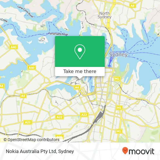 Nokia Australia Pty Ltd map