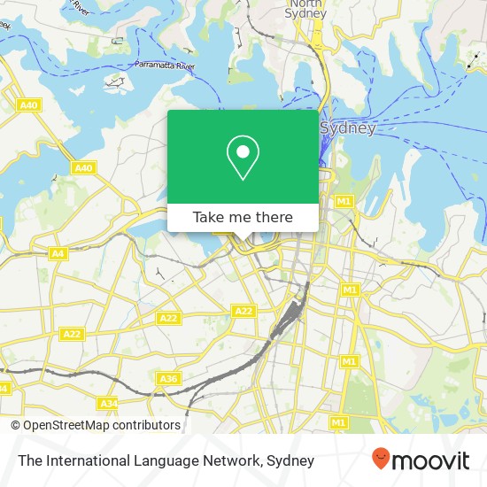 The International Language Network map