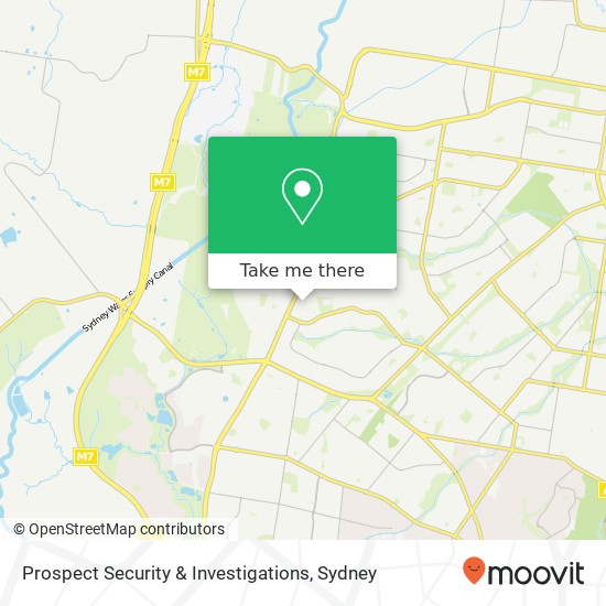 Mapa Prospect Security & Investigations