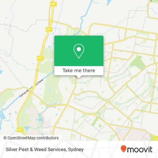Silver Pest & Weed Services map