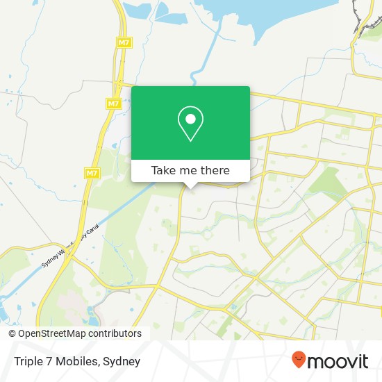 Triple 7 Mobiles map