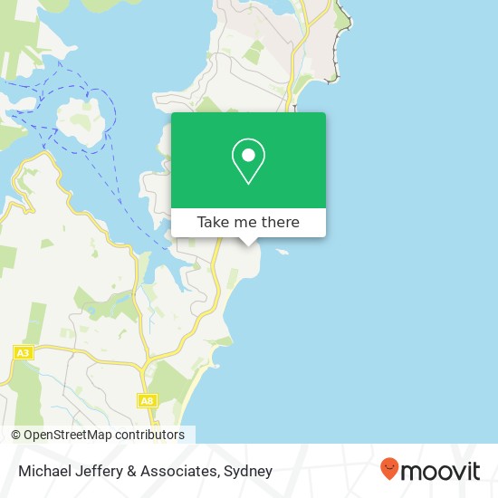 Michael Jeffery & Associates map