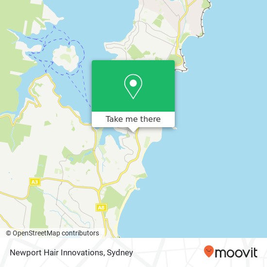 Newport Hair Innovations map