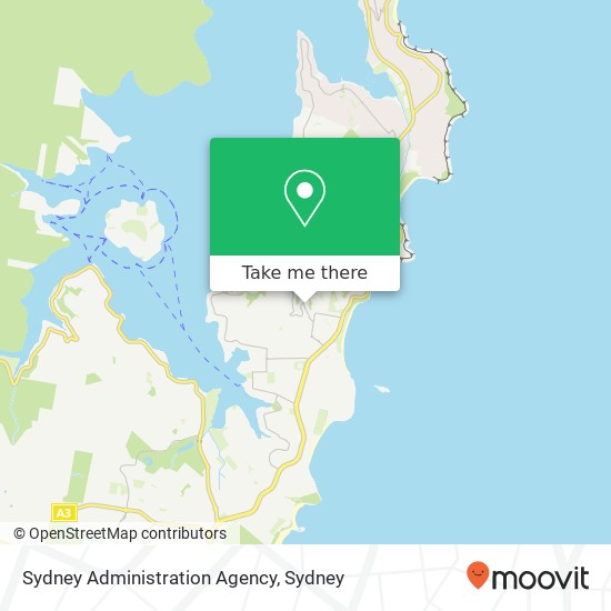 Sydney Administration Agency map