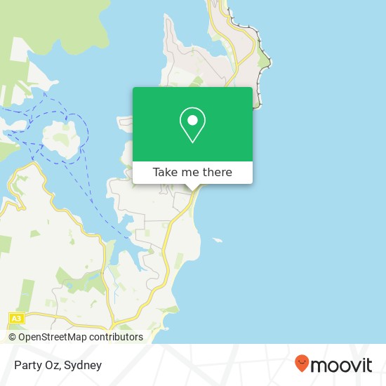 Mapa Party Oz