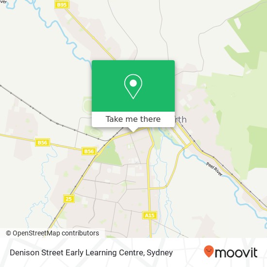 Denison Street Early Learning Centre map