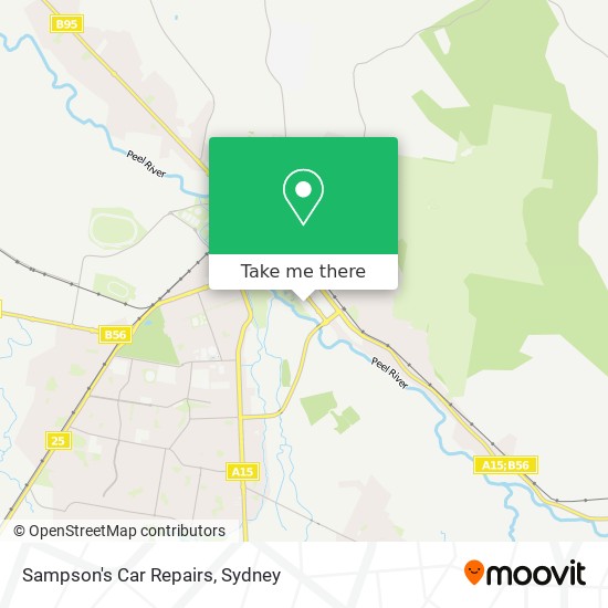 Sampson's Car Repairs map