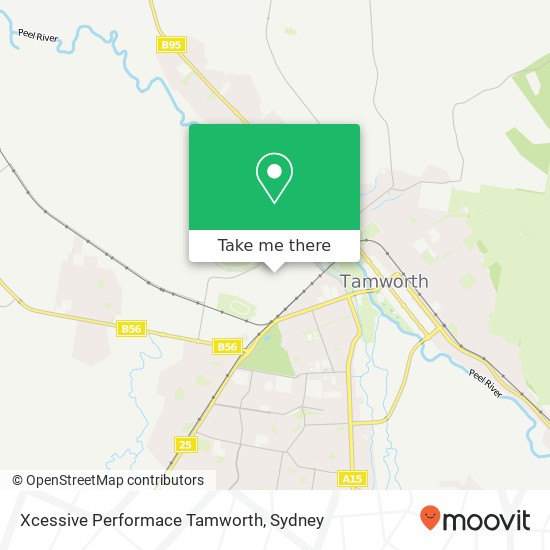 Xcessive Performace Tamworth map