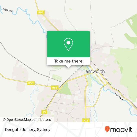 Dengate Joinery map