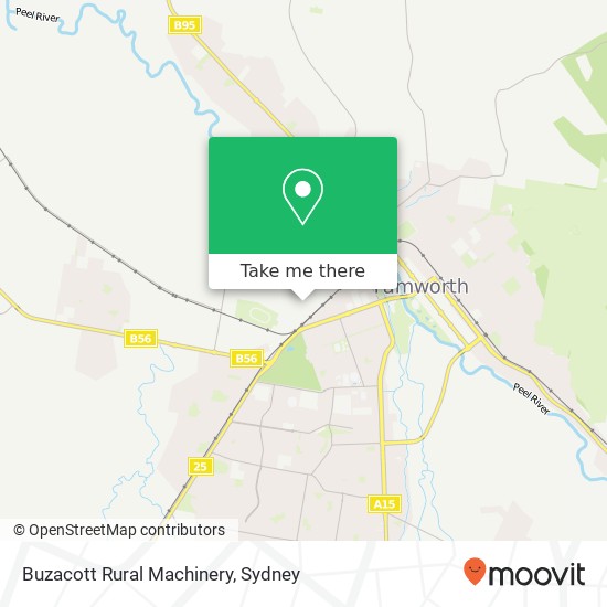 Mapa Buzacott Rural Machinery