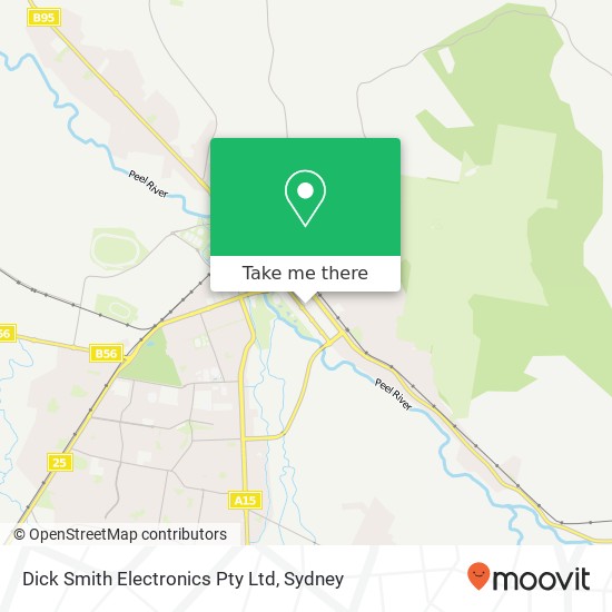 Mapa Dick Smith Electronics Pty Ltd