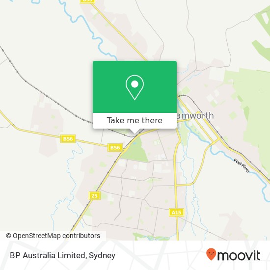 Mapa BP Australia Limited