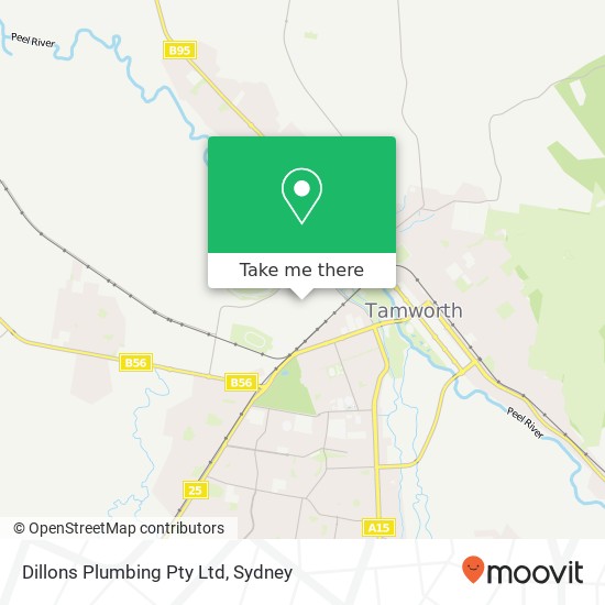 Dillons Plumbing Pty Ltd map