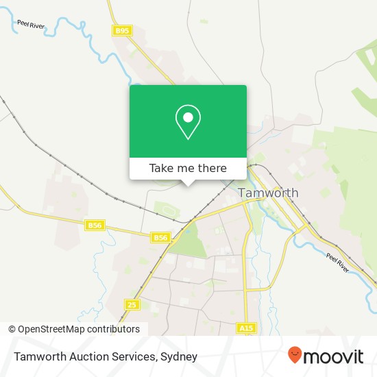 Mapa Tamworth Auction Services