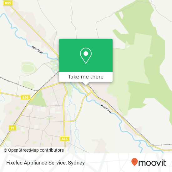 Fixelec Appliance Service map