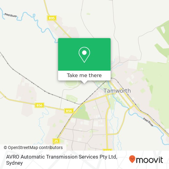 Mapa AVRO Automatic Transmission Services Pty Ltd