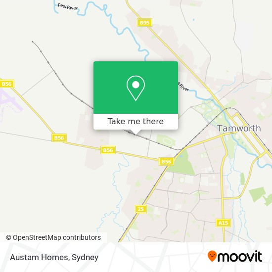 Austam Homes map