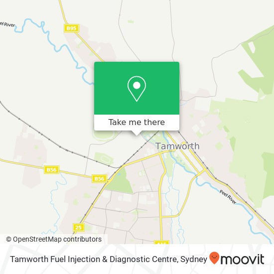 Mapa Tamworth Fuel Injection & Diagnostic Centre