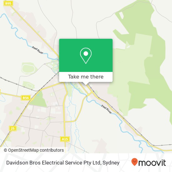 Mapa Davidson Bros Electrical Service Pty Ltd