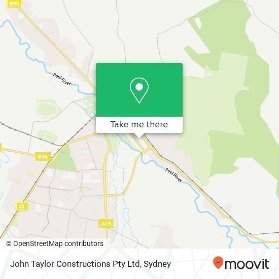 Mapa John Taylor Constructions Pty Ltd