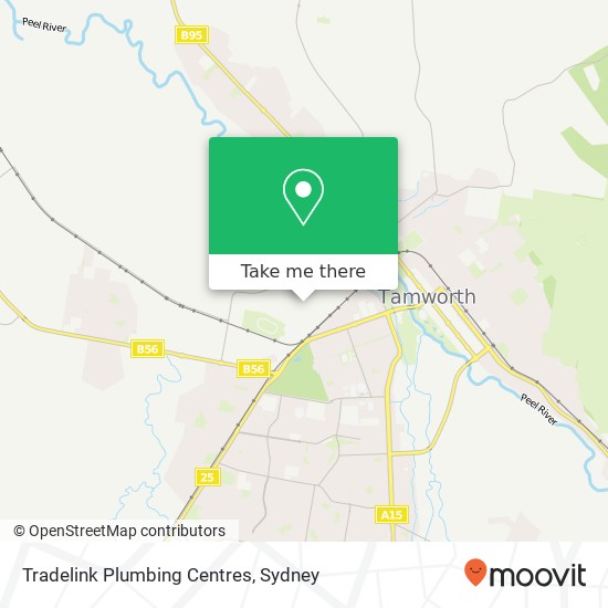 Mapa Tradelink Plumbing Centres