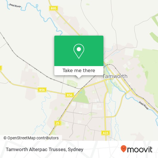 Tamworth Alterpac Trusses map