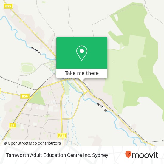 Tamworth Adult Education Centre Inc map