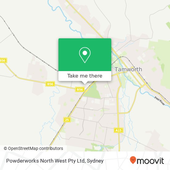Powderworks North West Pty Ltd map