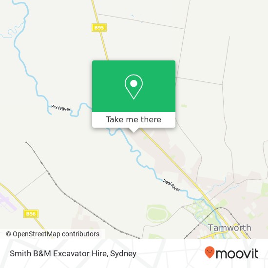 Mapa Smith B&M Excavator Hire