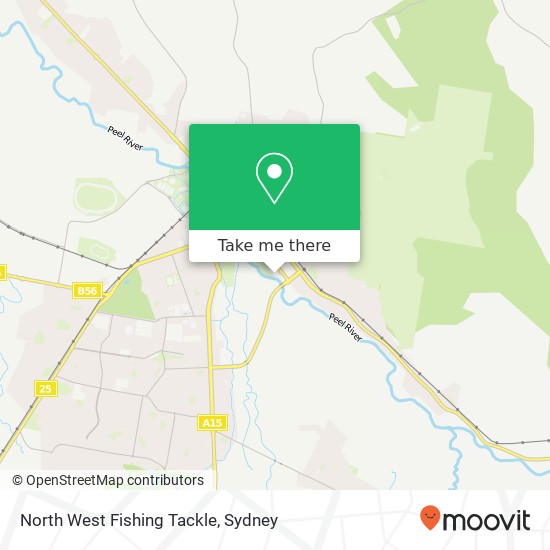 Mapa North West Fishing Tackle