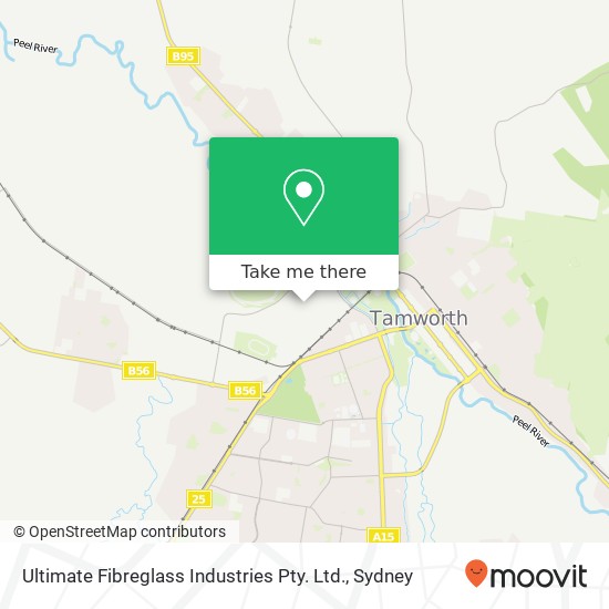 Ultimate Fibreglass Industries Pty. Ltd. map