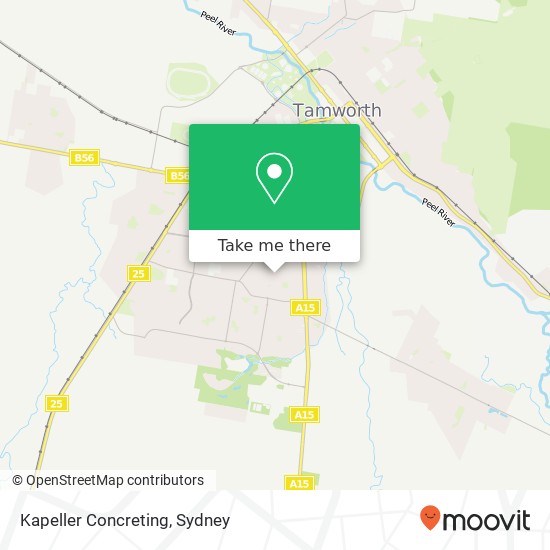 Kapeller Concreting map