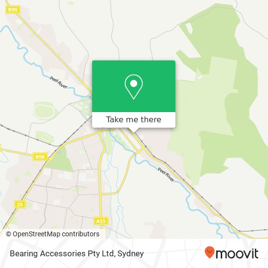 Bearing Accessories Pty Ltd map