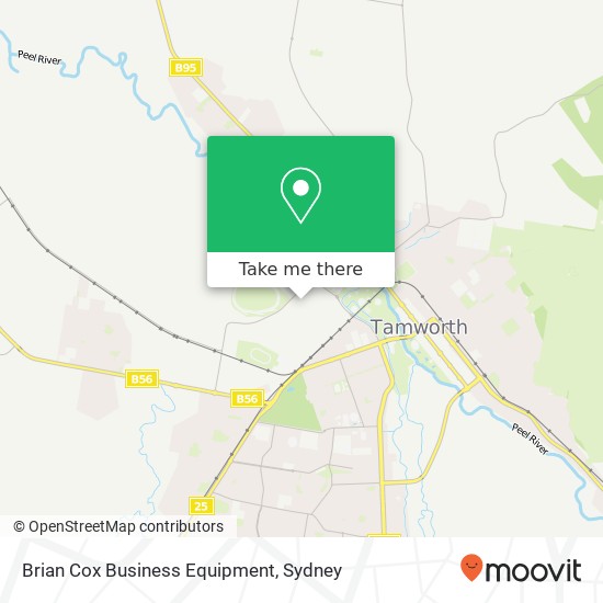 Brian Cox Business Equipment map