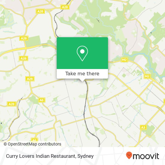 Curry Lovers Indian Restaurant map