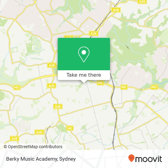 Berky Music Academy map