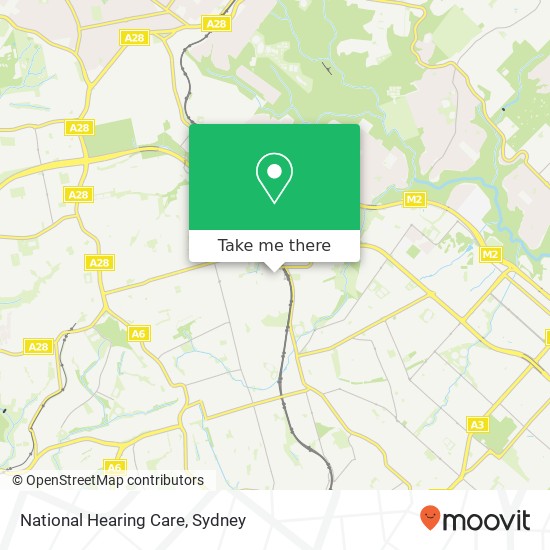 Mapa National Hearing Care