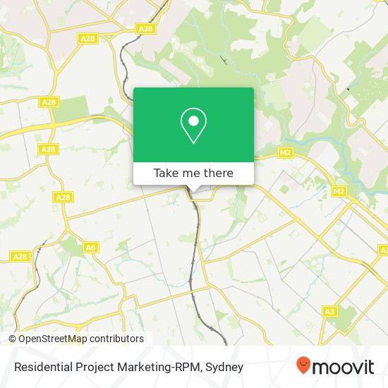 Residential Project Marketing-RPM map