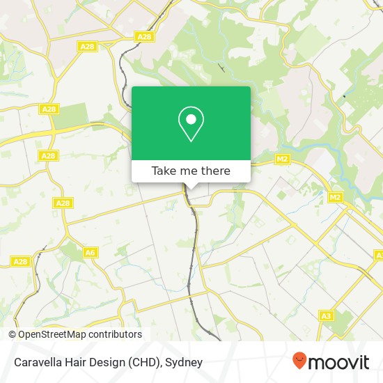 Caravella Hair Design (CHD) map