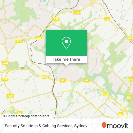 Security Solutions & Cabling Services map