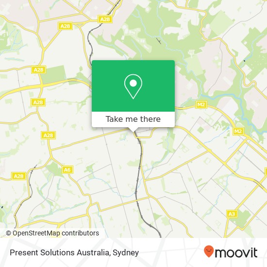 Present Solutions Australia map