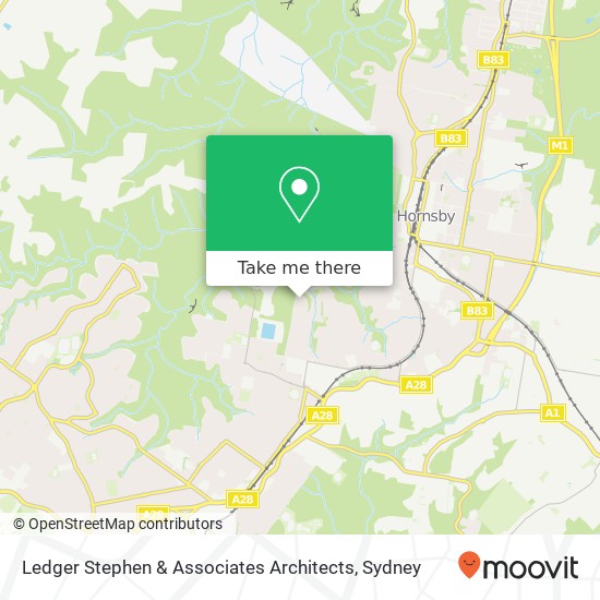 Ledger Stephen & Associates Architects map
