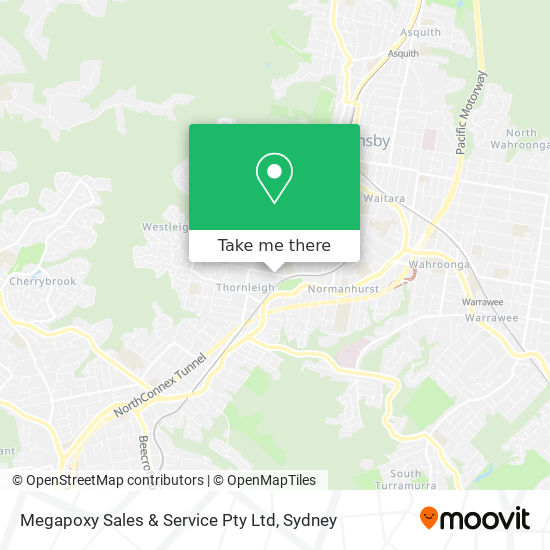 Megapoxy Sales & Service Pty Ltd map