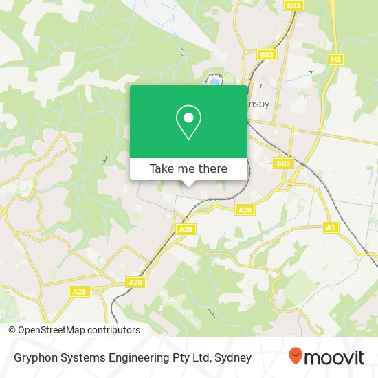 Gryphon Systems Engineering Pty Ltd map