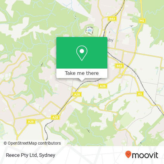 Reece Pty Ltd map