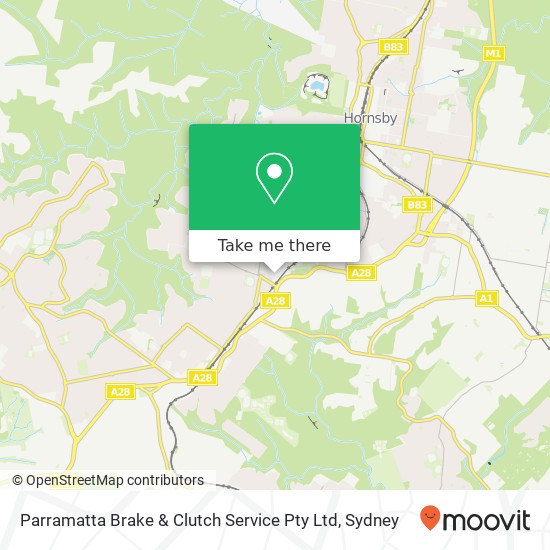 Parramatta Brake & Clutch Service Pty Ltd map