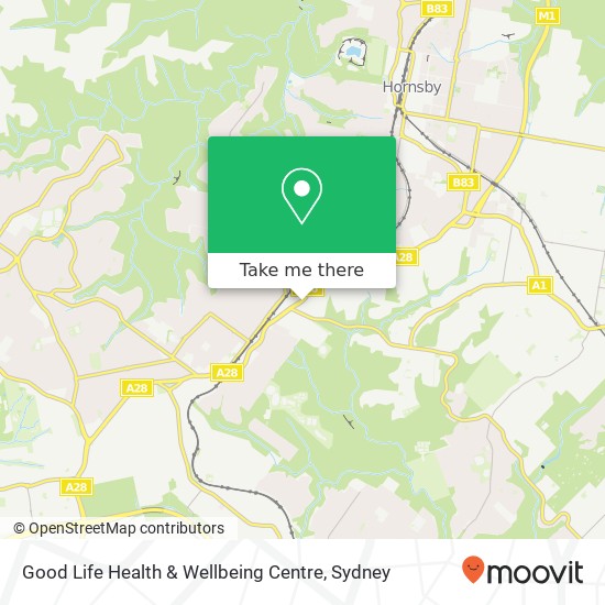 Good Life Health & Wellbeing Centre map