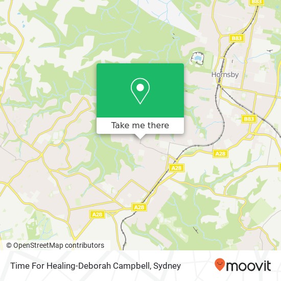Mapa Time For Healing-Deborah Campbell